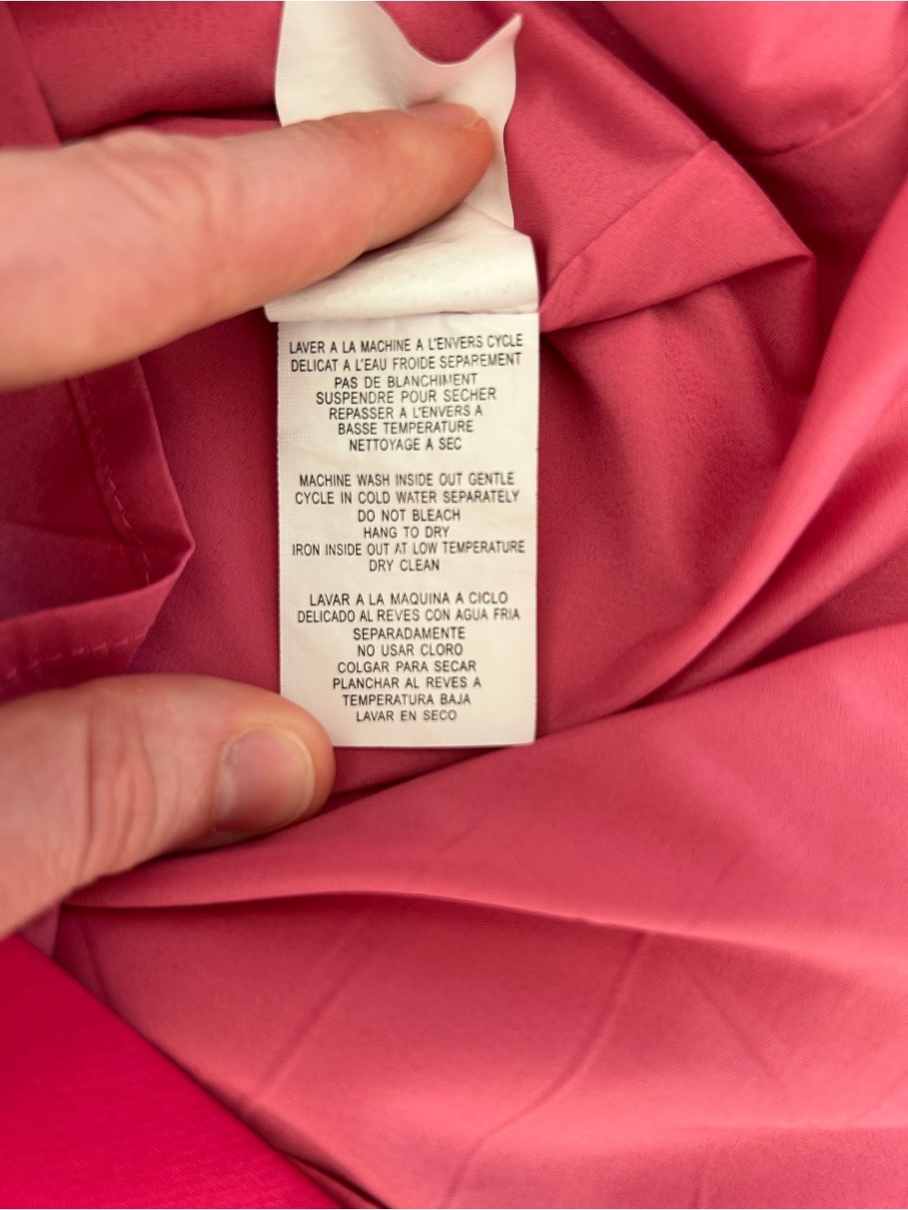 Tristan Hot Pink V-Neck Dress - Picture 8 of 8